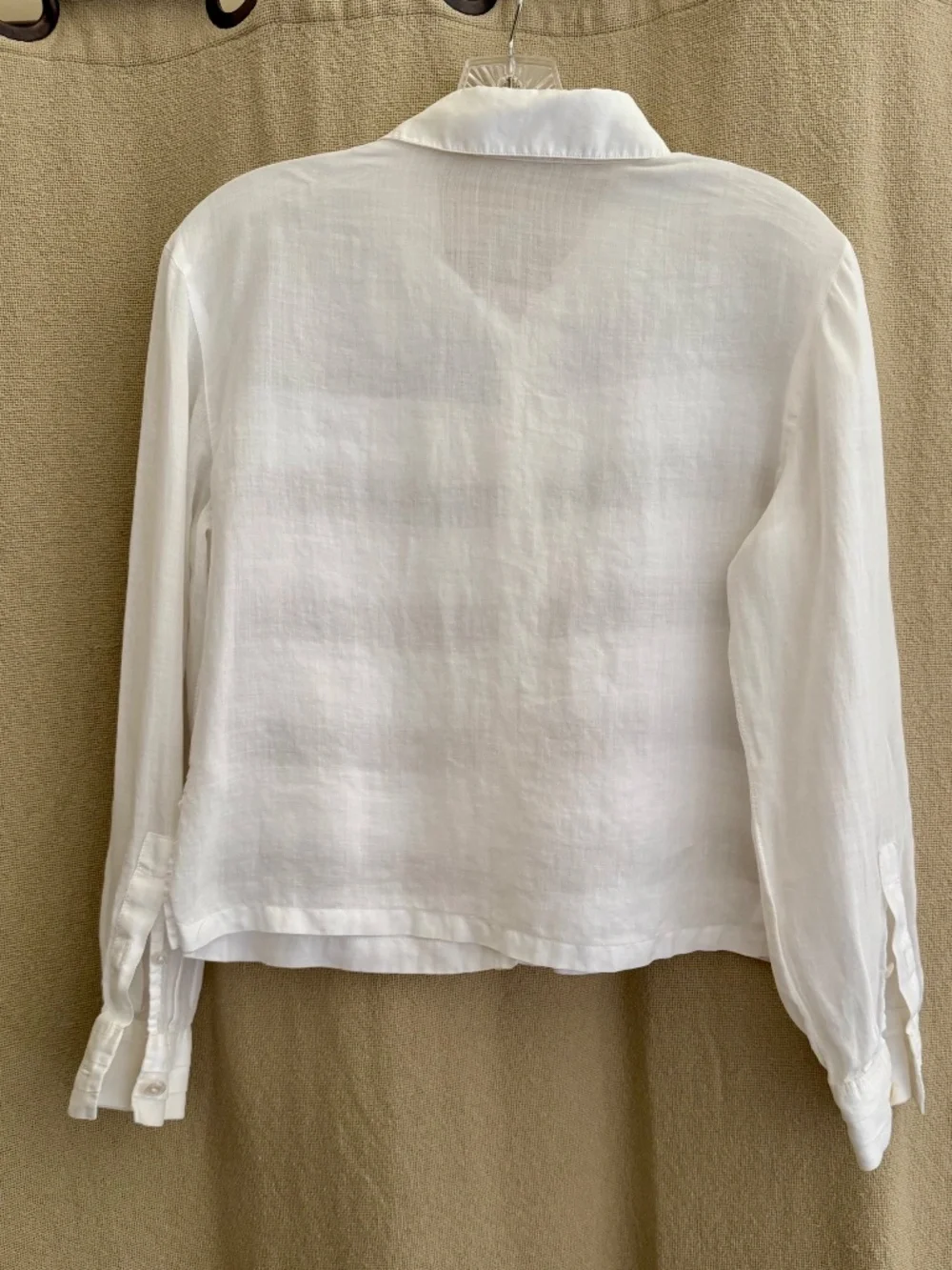 Vintage Chanel Paris Pleated Shirt Small